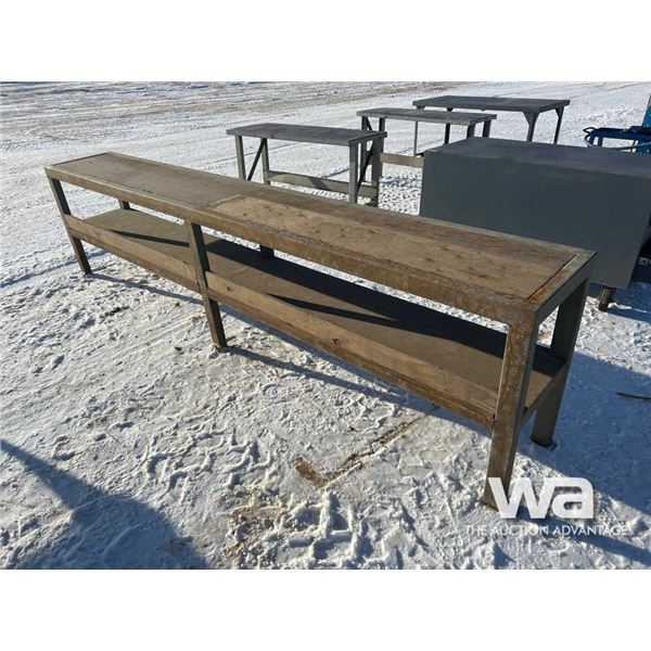 11.9 X 1.8 FT.  Work Bench