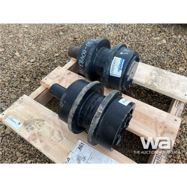 (2)  Komatsu Track Carrier Rollers