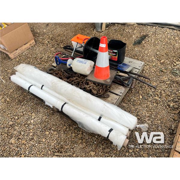 Chain, Oil Pump, Poly Wrap, Traffic Cone