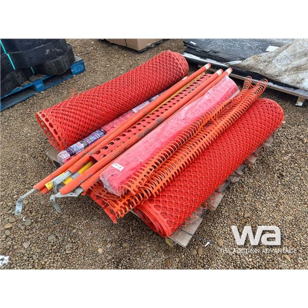 Pallet of Snow Fence