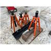 Image 1 : (4) 10 Ton Jack Stands, Trailer Leg