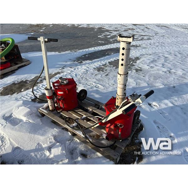 (2)  Air Operated Red/White Jacks