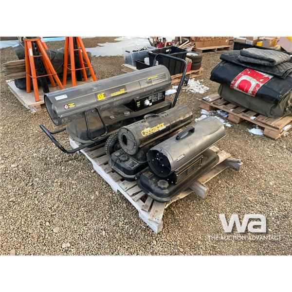 (3) Kerosene Shop Heaters