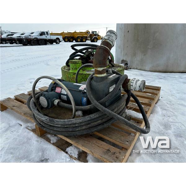 2 IN. Water Pump with Leeson 1.5HP Electric Motor