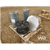 Image 4 : (2) Drums Of Chassis Lube, Hose, Stop Signs