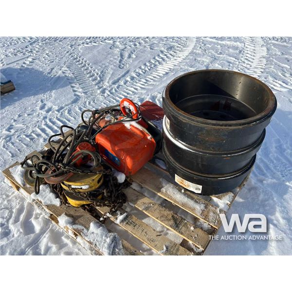 Jet 2-Ton Chain Hoist, Truck Hubs, Planetary