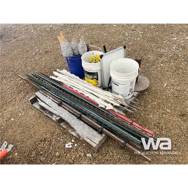 Pallet of Fencing Supplies