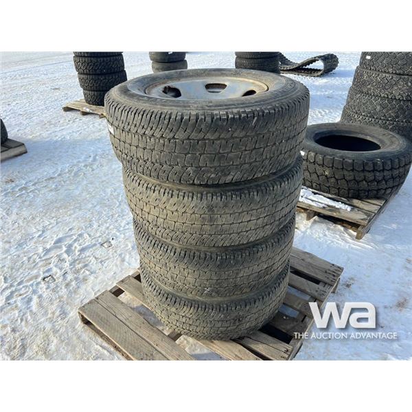 (4) Michelin LTX A/T 275/70R18 Tires & Rims