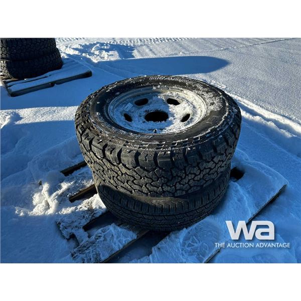 (2)  Spare Tires & Rims