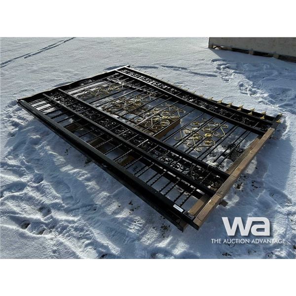 20 FT. Bi-Parting Wrought Iron Ornamental Gate