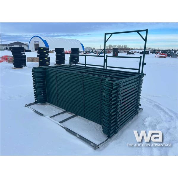 (30) 5X9.5 FT. Steel Corral Panels