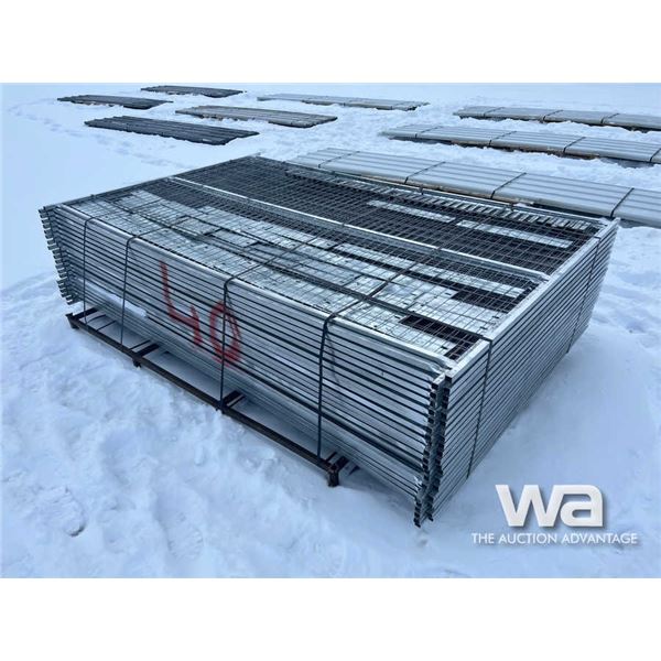 (40) 6X9.5 FT. Construction Panels