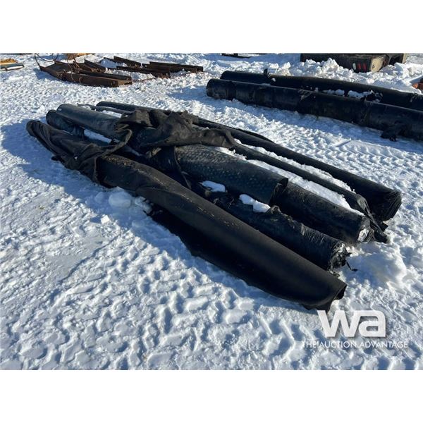 (6) Rolls of Woven Matting & Plastic