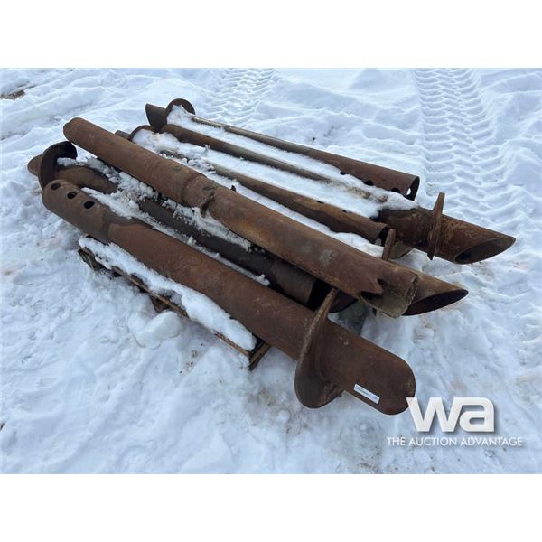 (6) 5 & 6 IN. Screw Piles