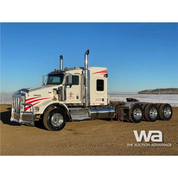 2012 Kenworth T800 Tri Drive Sleeper Truck Tractor