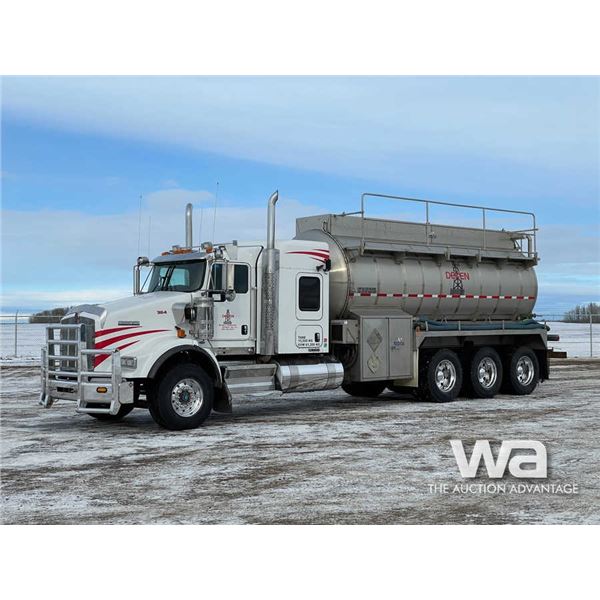 2014 Kenworth T800 Tri Drive Sleeper Tank Truck