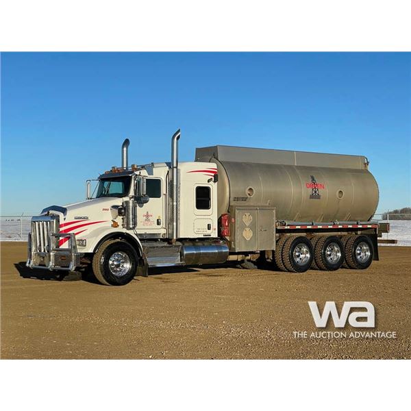 2013 Kenworth T800 Tri Drive Sleeper Tank Truck