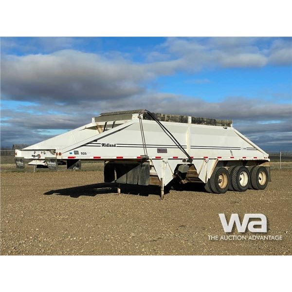 2012 Midland MG38MX3000 Tridem Bottom Dump Trailer