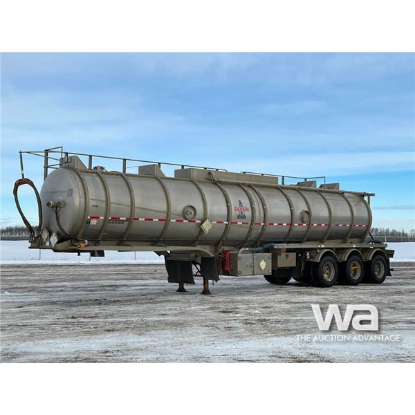 2015 Brenner 42,014 Litres Tridem Tank Trailer