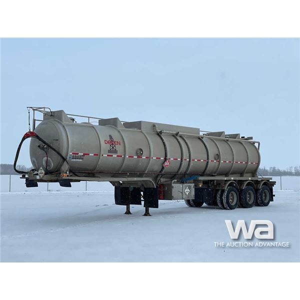 2013 Brenner 11,100 Gal Tridem Tank Trailer