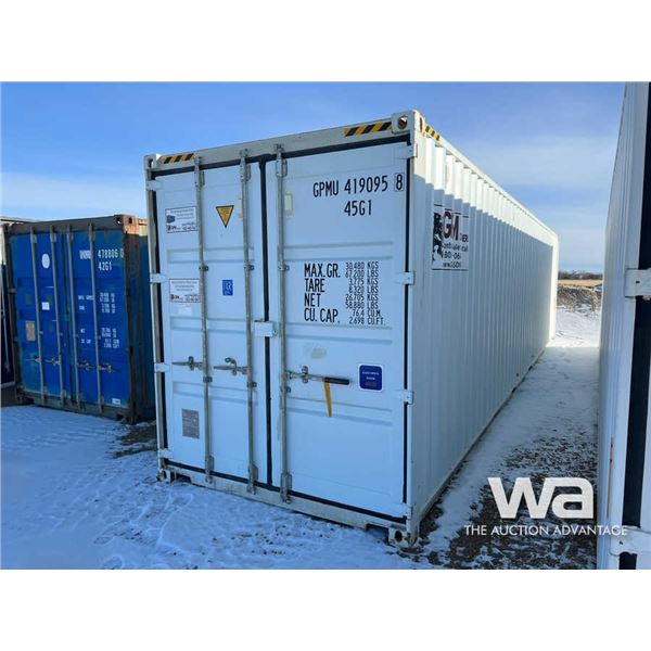 2021 8X40 FT. High Cube Shipping Container