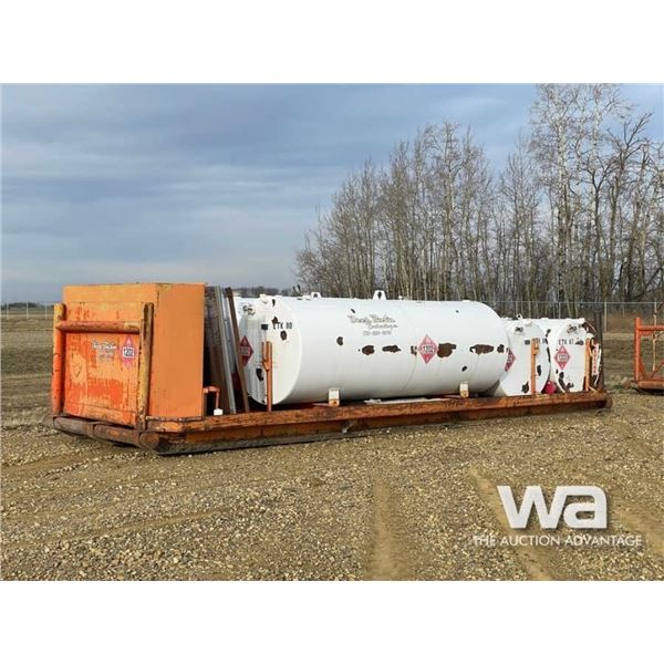 (4) Fuel Tanks on 27 FT. Skid