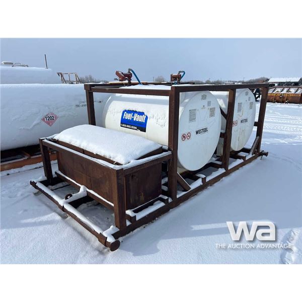 (2) Fuel Tanks On Skid