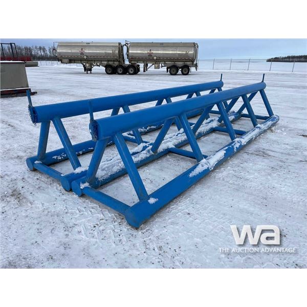 19 FT. Blue Pipe Racks