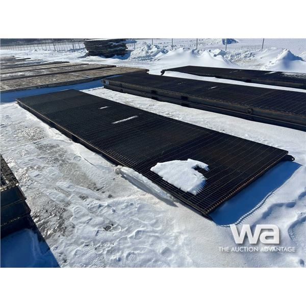 (1) 6X24 FT. Steel Grating Rig Mat