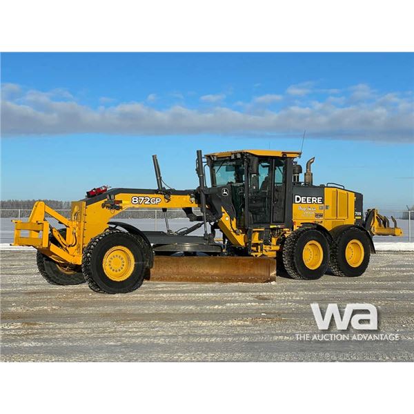 2017 John Deere 872 GP AWD Motor Grader