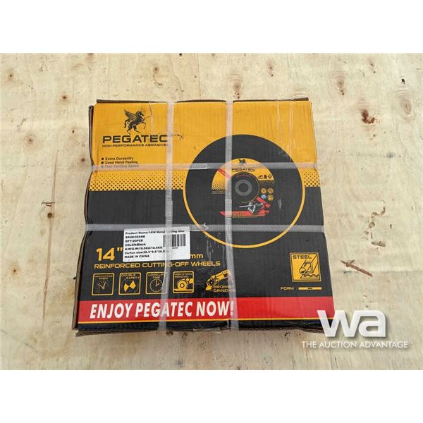 (20) 14 IN. Metal Cut-Off Discs