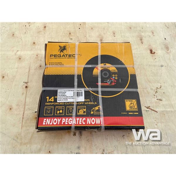 (20) 14 IN. Metal Cut-Off Discs