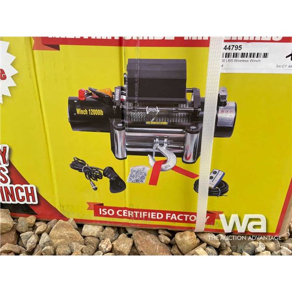 12,000 LBS Wireless Winch