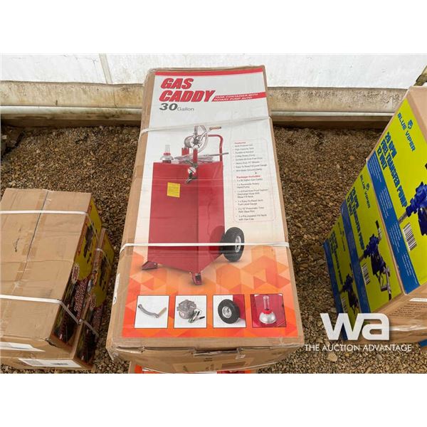 30 Gallon Gas Caddy With Rotary Pump