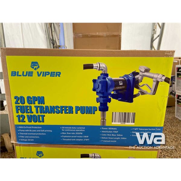 Blue Viper 12 Volt 20 GPM Fuel Pump