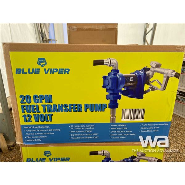 Blue Viper 12 Volt 20 GPM Fuel Pump