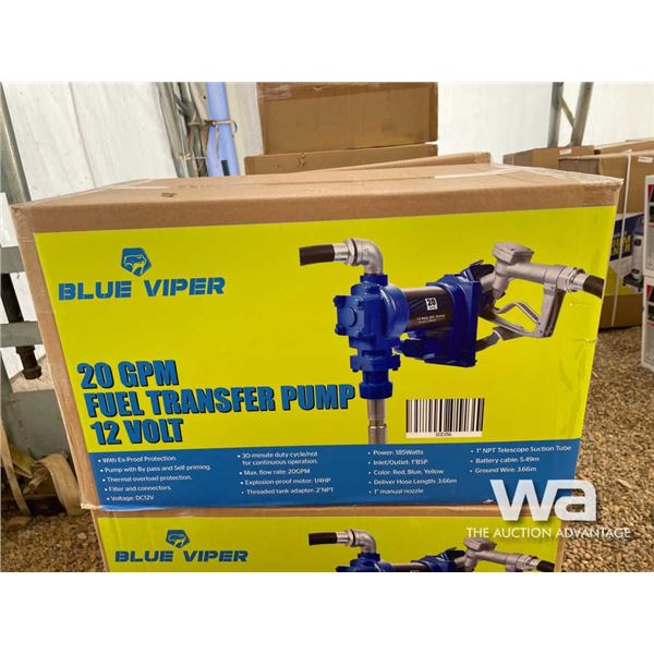 Blue Viper 12 Volt 20 GPM Fuel Pump