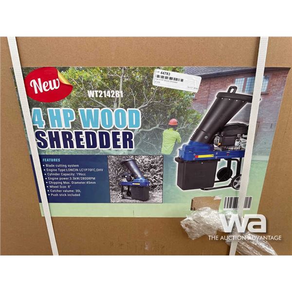 Gas 4 HP Wood Shredder