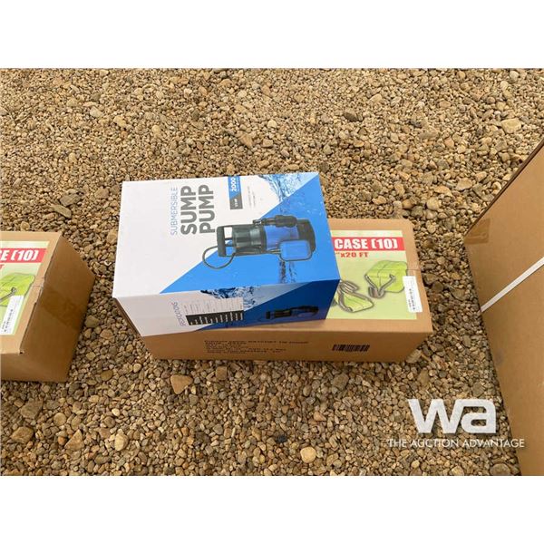 (10) 2 IN. X 20 FT. Ratchet Straps, Sump Pump