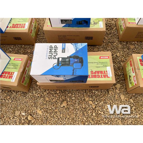 (10) 2 IN. X 20 FT. Ratchet Straps, Sump Pump