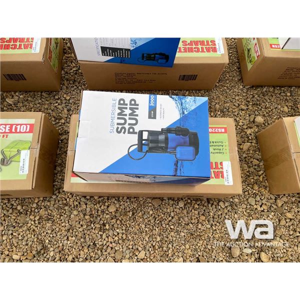 (10) 2 IN. X 20 FT. Ratchet Straps, Sump Pump