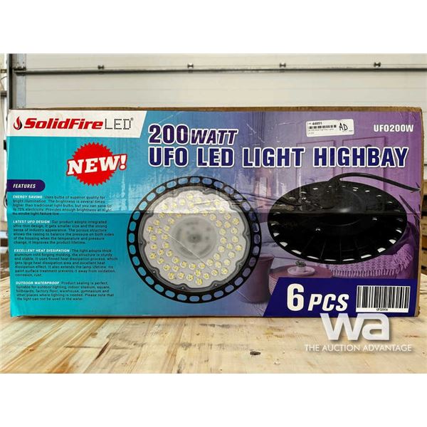 (6) 200 Watt High Bay Lights