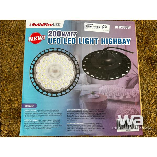 (6) 200 Watt High Bay Lights