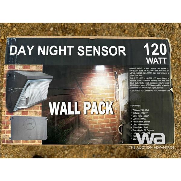 (5) 120 Watt Wall Pack & Night Sensor