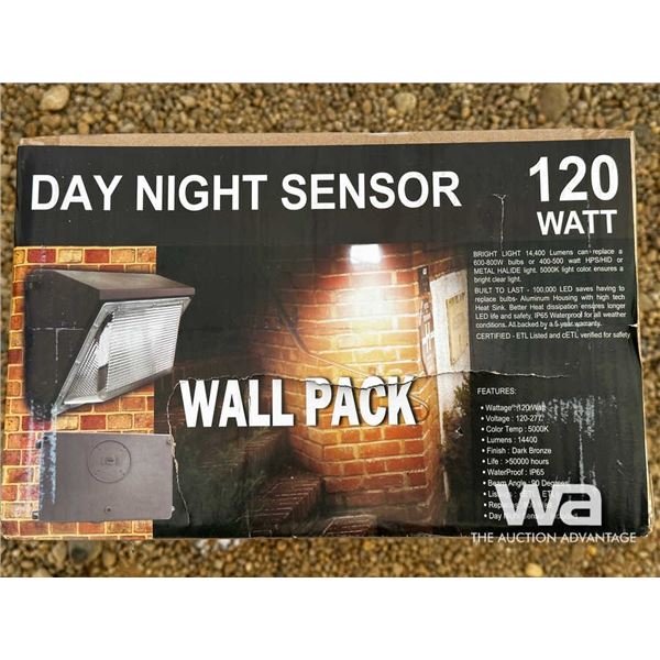 (4) 120 Watt Wall Pack & Night Sensor
