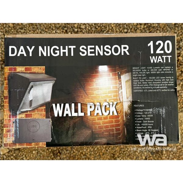 (4) 120 Watt Wall Pack & Night Sensor