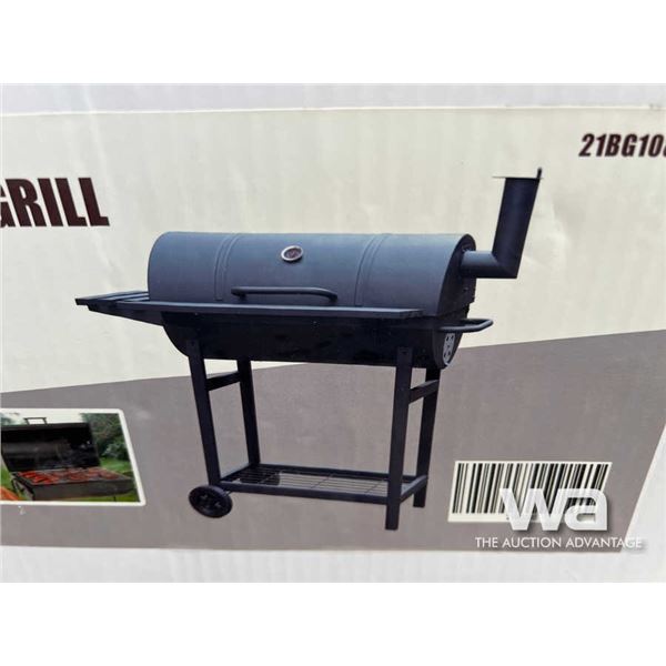 Charcoal Barrel BBQ Grill