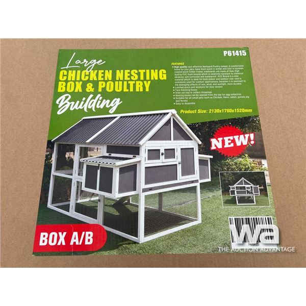 Large Chicken Nesting Box & Poultry Building