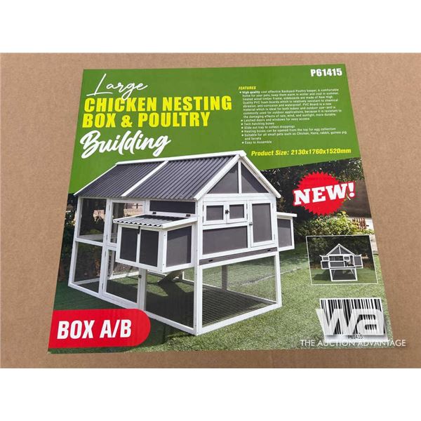 Large Chicken Nesting Box & Poultry Building
