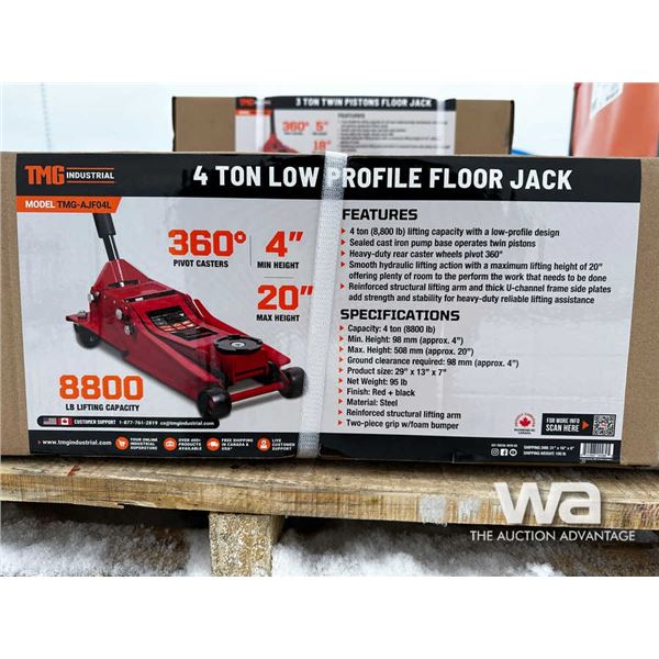 TMG 4-Ton Low Profile Floor Jack